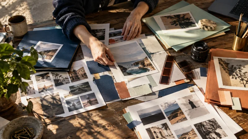Workspace for planning social media content across client brands